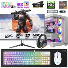 Xaser Star X20 Ryzen 7 5700X 16GB Ram 1tb M.2 Nvme SSD 6gb RTX3050 27" 300Hz Oyuncu Bilgisayarı