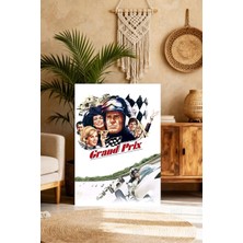 Mgi Design Galeri Kalitesinde Vintage Film Posteri Modern Tarzda Kanvas Tablo Ofis Duvar Tablosu