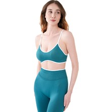 Musclecloth Nova Seamless Sport Bra Cool Blue