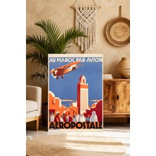 Mgi Design Estetik Vintage Seyahat Posteri Çağdaş Kanvas Tablo Ofis Duvar Tablosu