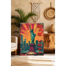 Mgi Design Premium Kalite Vintage Seyahat Posteri Skandinav Tarzı Kanvas Tablo Modern Ev Dekoru