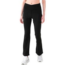 Musclecloth Aura Cross Flare Pantolon Siyah