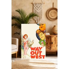Mgi Design Lüks Vintage Film Posteri Skandinav Tarzı Kanvas Tablo Yatak Odası Tablosu