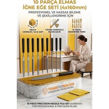 10'lu Iğne Eğe Seti 160MM | Saatçi Eğesi | Metal, Ahşap, Hobi, Modelcilik 723187 -Marsilyan