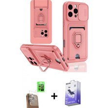 Pileli Store Pilelistore™ iPhone 16 Pro Kılıf Vadi Form Prime - Siyah Bilvis 5in1 5d Magic Hayalet Cam Ekran Koruyucu + Raze Metal Kamera Lens - Cltm