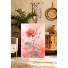 Mgi Design Zarif Pembe Eklektik Tablo Modern Tarzda Kanvas Tablo Şık Duvar Dekoru