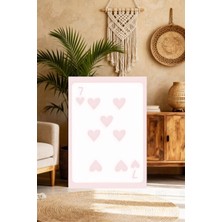 Mgi Design Premium Kalite Pembe Eklektik Tablo Modern Tarzda Kanvas Tablo Ofis Duvar Tablosu