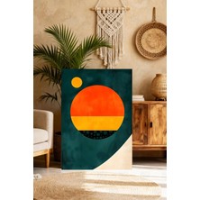 Mgi Design Sanatsal Modern Sanat Tablosu Boho Stilinde Kanvas Tablo Salon Dekoru