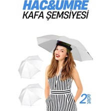 İlk El Grup Ieg™ Hac Umre Kafa Şemsiyesi Güneş Koruma Şemsiyesi 2 Adet 716267