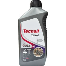 Tecnoil Full Speed X3000 15W40 4t Yarı Sentetik Motor Yağı 1 Litre
