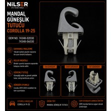 Ns Nilser Auto Parts Corolla Güneşlik Tutucu Mandal 2019-2025