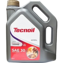 Tecnoil High Performance X3000 Sae 30 Mono Grade Motor ve Zincir Yağı 3 Litre