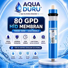 Aqua Duru Su Arıtma 80 Gpd Membran Filtre Tüm Cihazlara Uyumludur