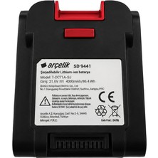 Ümit Maker Arçelik SD 9441 4000 Mah Şarjlı Dikey Süpürge Bataryası