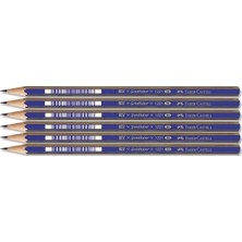Faber-Castell 3B Dereceli Resim Kalemi 6'lı Set Ergonomik Tasarımlı Yumuşak Çizim Deneyimi 1221