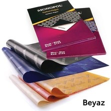 Monopol A4 Karbon Kağıdı 5'li Beyaz Renkli Fotokopi Kağıtları Üstün Kopya Kalitesi