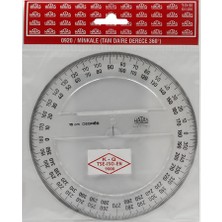 Hatas Plastik Dereceli Kalem Tam Daire Derece (360º) 15 cm 0920 Parça Sayısı
