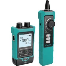 Pro's Kit Proskit  MT-7625  FİBEROPTİK+RJ45 Şarjlı Kablo Test Cihazı Kit 15MV Çıkış