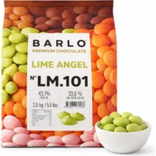 Barlo Chocolate Barlo Premium Lime Angel Limonlu Pul Çikolata 2.5 kg