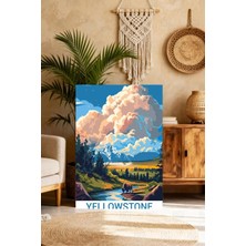 Mgi Design Galeri Kalitesinde Vintage Seyahat Posteri Bohem Kanvas Tablo Lüks Duvar Sanatı