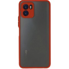 Armüz Vivo Y15S Kılıf Montreal Silikon Kapak - Kırmızı