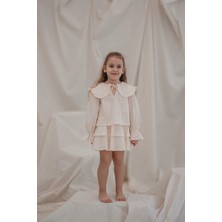 Oh la la Koala For Little Ones Krem Luma Vıntage Serisi Yaka Detaylı Brode Takım