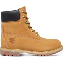 Timberland 6In Premium Kadın Bot Kahve Renk Dış Materyal ile Şık Görünüm ve Konforlu Tasarım