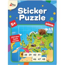Playever Sticker Puzzle - Dünya  - Çıkartmalı Yapboz Etkinlik Kitabı