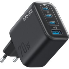 Anker Nano Usb-C Şarj Cihazı, 70W,  4 Bağlantı Noktalı, Siyah - A121A