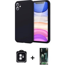 Pileli Store Pilelistore™ iPhone 11 Kılıf Kozmos Yansıma Özel Seri - Şeffaf 360 Full Body Arka Koruyucu + Pvd Metal Kamera Lens - Yl
