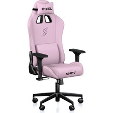 Pixel Shift Pembe Kumaş Oyuncu Koltuğu