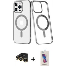 Pileli Store Pilelistore™ iPhone 14 Pro Max Kılıf Yörünge Minimal - Siyah Joko 5d Cam + Raze Metal Kamera Lens - Gd