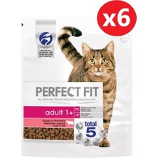 Perfect Fit Perfect Fıt Yetişkin Sığır Etli Kuru Kedi Maması 750 Gr*6 Adet