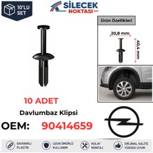 Silecek Noktası Opel Davlumbaz Klipsi 10 Adet 90414659