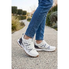 In Step Rover-X Serisi: Beyaz & Lacivert Detaylı Erkek Günlük Şehir ve Outdoor Spor Ayakkabı