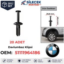 Silecek Noktası Bmw Davlumbaz Klipsi 20 Adet 51111964186