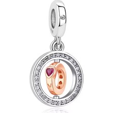 Fubena Rose Döner Halka Sallantılı Charm