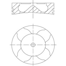 Mahle Depomix Motor Piston Segman 0.50 Astra G-Combo C-Corsa C-Meriva A 1.7 Dti-Dt Y17DT-DTL 79.50