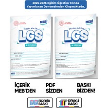 Karakutu Yayınları 2026 Lgs 8.sınıf Meb Online Türkiye Geneli 8. Deneme (Sayısal–sözel) Büyük Boy Renkli Baskı Ücreti