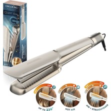 Cecotec Air Lisse Champagne Hava Akımlı Saç Düzleştirici, İyonik, Keratin ve Argan Bakımı, BLDC Motor