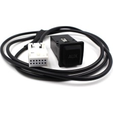 Techmaster Aux Aparatı Vw Golf Mk6 Jetta Mk5 Scirocco Uyumlu 1 Adet Bluetooth ve USB Desteği