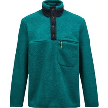 Peak Performance M Fleece Snap T-Neck Erkek Yeşil Polar G78899060-30178