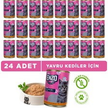 Enzo Konserve Yavru Kedi Maması 400 gr x 24