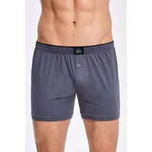 İlke %100 Pamuk Düz Renk Havlu Bel Boxer 011