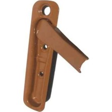 Efeli Yapı Pvc Sürme Kapı Gömme Kol Metal Kahve