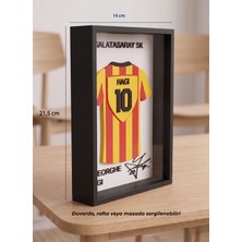 Riva Self Hagi 10 Numara Galatasaray Temalı 3D Dekoratif Çerçeve - Masa Üstü ve Duvar Tablosu