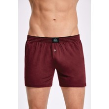 İlke %100 Pamuk Düz Renk Havlu Bel Boxer 011