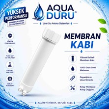 Aqua Duru Su Arıtma Cihazı Membran Filtre Housing Kabı (Boş) - Açma Anahtarı Hediyeli