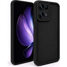 Fenza Oppo Reno 13 Pro Uyumlu Siyah Renkli Mat Silikon Telefon Kılıfı
