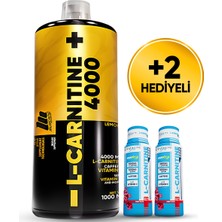 Mustang Nutrition L-Carnitine 4000 Mg 1000 Ml 33 Servis Limon + 2 x L-Karnitin Shot Hediyeli